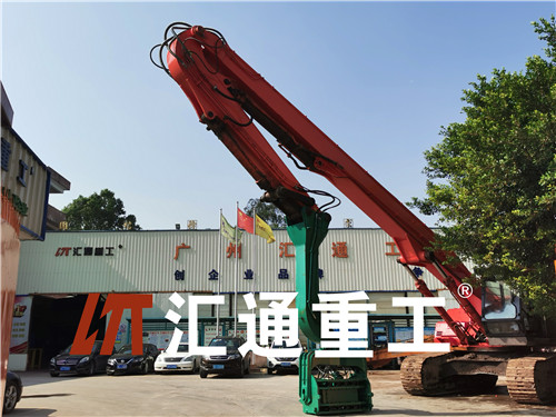 挖掘機(jī)打樁臂、打樁臂、打樁錘、挖掘機(jī)打樁臂廠家